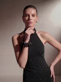 Vestido con cuello halter