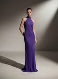 Vestido con cuello halter