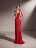 Vestido con cuello halter