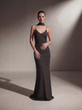 Vestido sesgado lencero